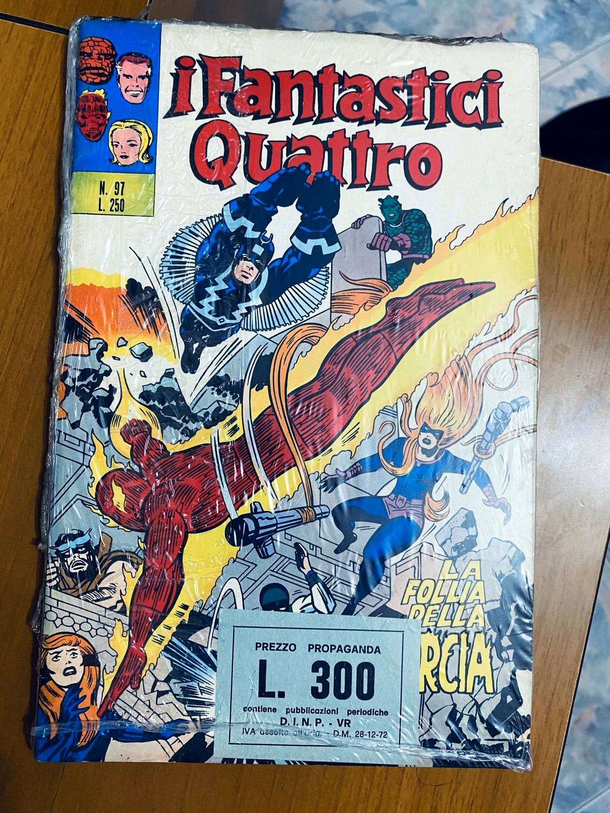 I FANTASTICI QUATTRO #97 LA FOLLIA DELLA MARCIA