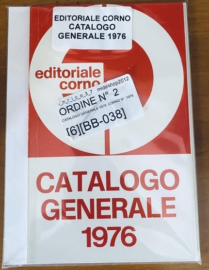 EDITORIALE CORNO CATALOGO GENERALE 1976