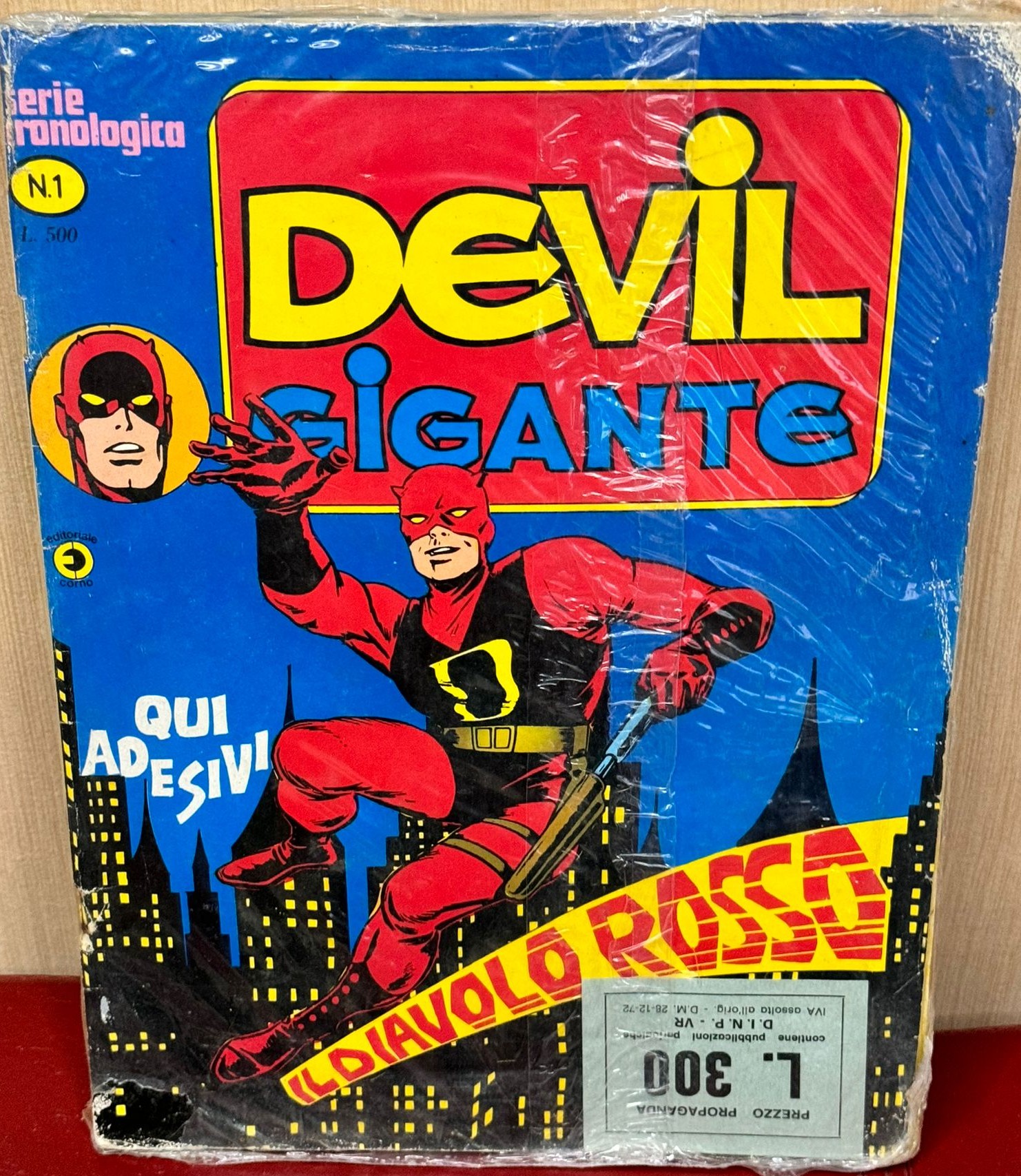 DEVIL GIGANTE #1 IL DIAVOLO ROSSO