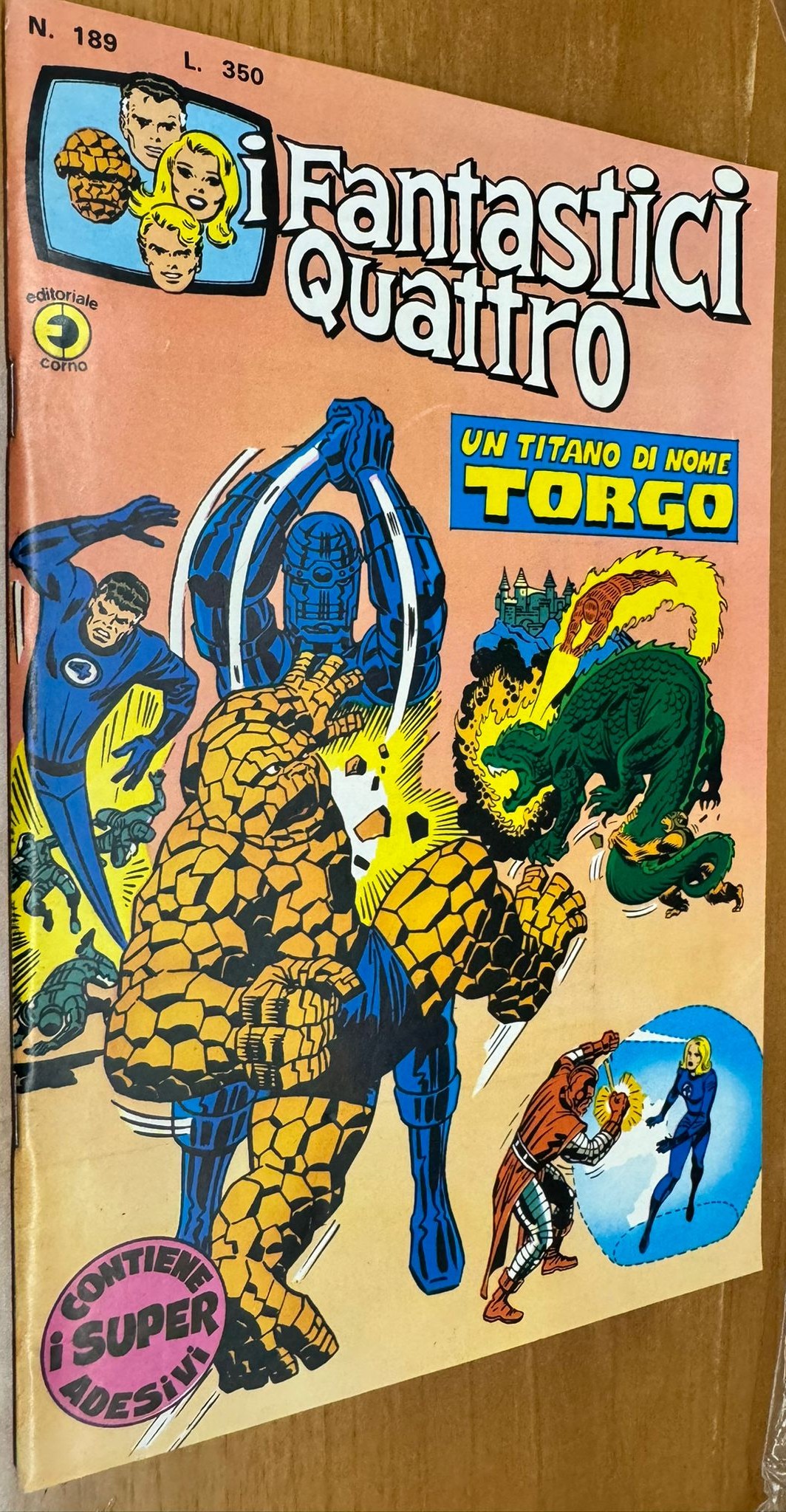I FANTASTICI QUATTRO #189 UN TITANO DI NOME TORGO
